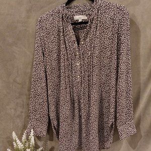 Loft tunic style print blouse M